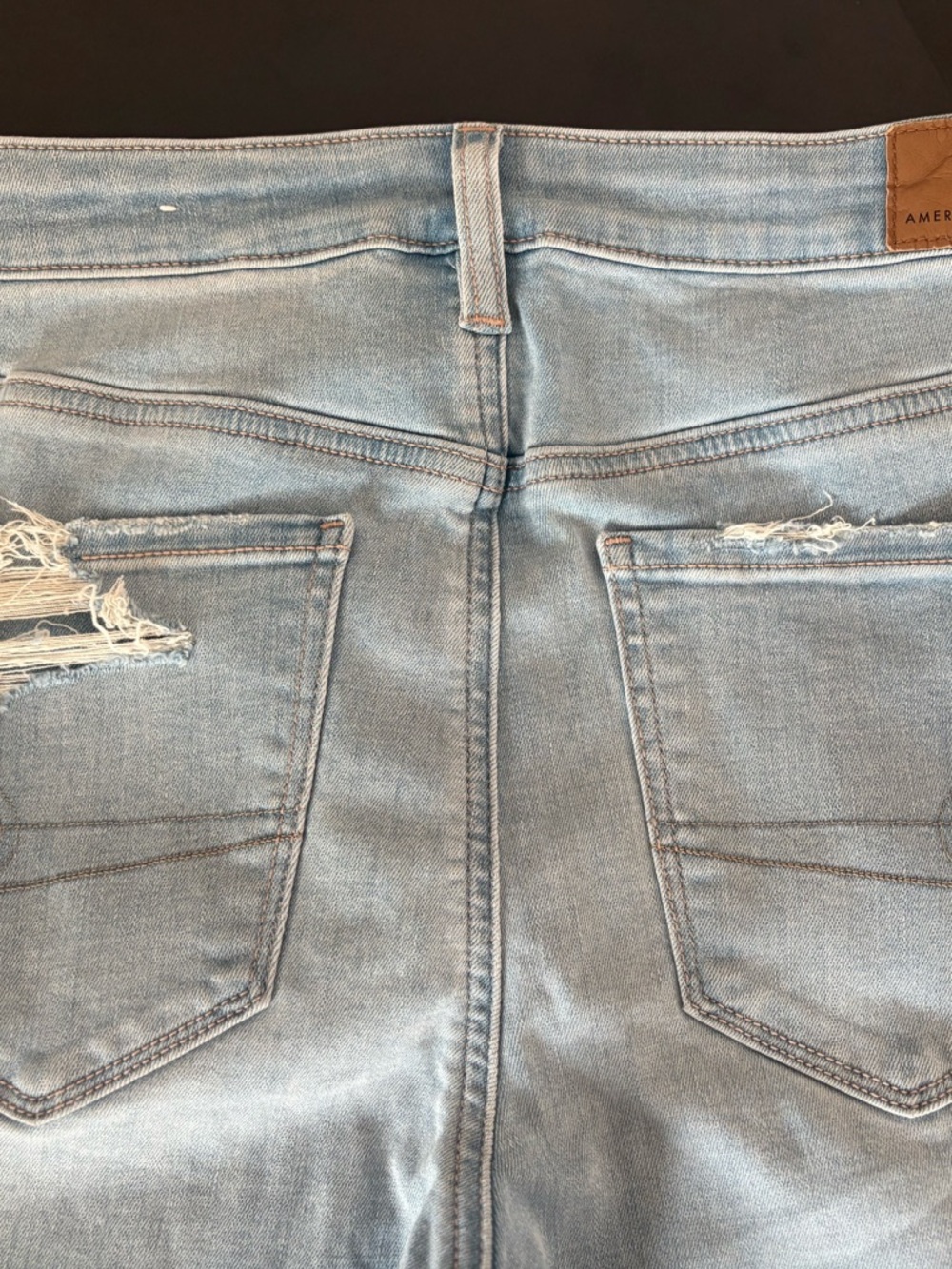 American Eagle Outfitters Light Blue Women's Jeggings - Picture 5 of 10
